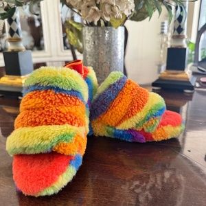 UGG RAINBOW SLIPPERS